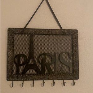 Paris decor set , necklace holder 2 Eiffel Towers